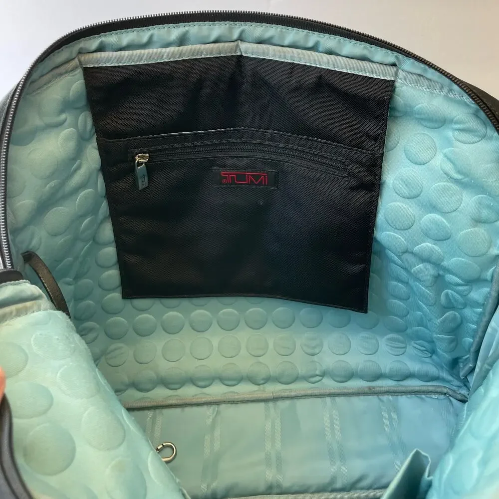 TUMI Nylon Laptop Bag Leather Trim No Strap